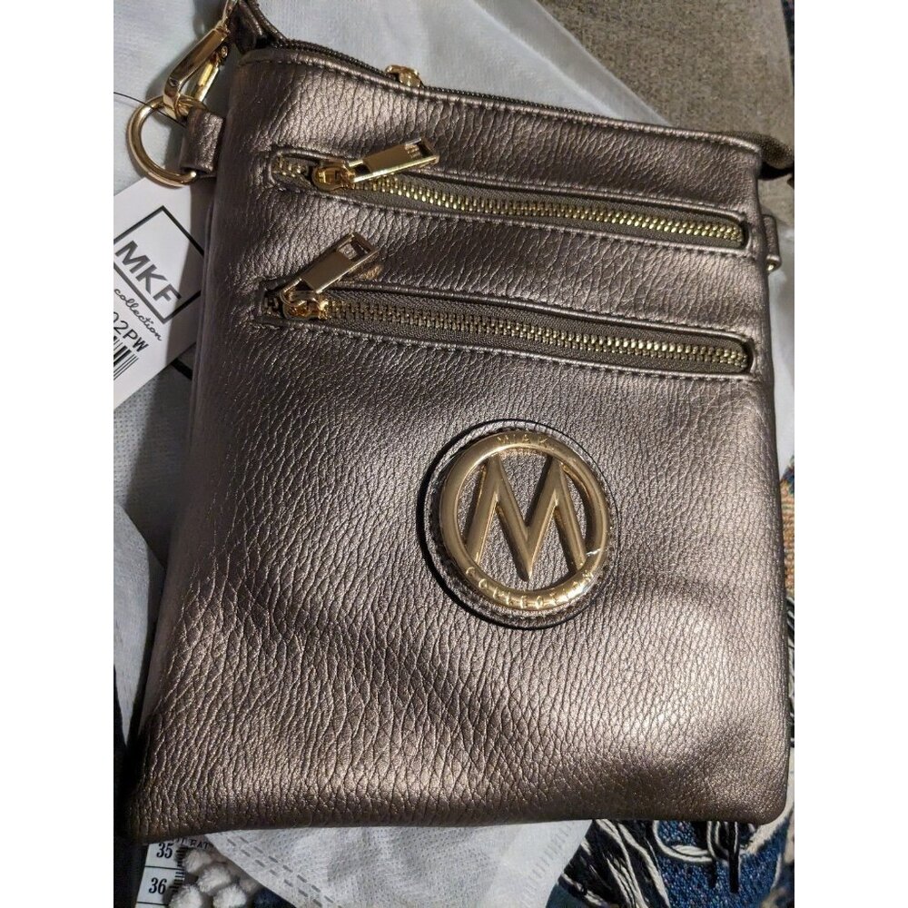 MKF Medina Crossbody Pewter